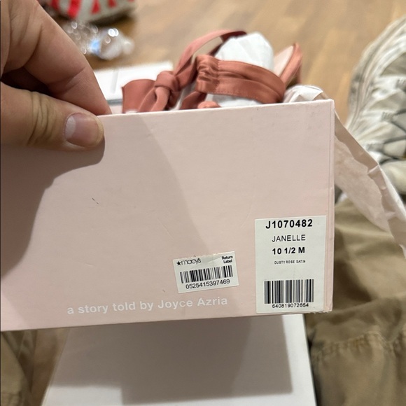 Zara Rust Satin Bow Sandals - Picture 3 of 3